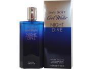 COOL WATER NIGHT DIVE by Davidoff EDT SPRAY 4.2 OZ