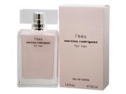NARCISO RODRIGUEZ L EAU FOR HER by Narciso Rodriguez EDT SPRAY 1.7 OZ