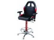 Pitstop Furniture Crew Chief Bar Chair Red
