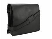 Visconti Leather Distressed Messenger Bag 18548 HARVARD Oil Black