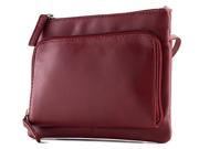 Visconti 01684 Sling Bag Handbag Evening Bag for Ladies 7x5.5x1.2 Inch Red