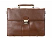 Visconti 01775 Classic Extra Large Tucsan Front Lock Business Case Brown