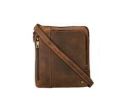 Visconti Leather Distressed Messenger Bag Crossbody Bag Handbag Ideal for...