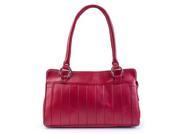 Visconti 18828 Quality Red Genuine Leather Handbag Pocketbook Ladies Bag Shopping Tote Handbag