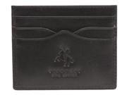 Visconti Monza1 Pocket Card Holder in Soft Quality Leather Black [Apparel]