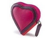 Visconti Capri RB59 Multi Colored Heart Shaped Ladies Girls Leather Coin Pur...