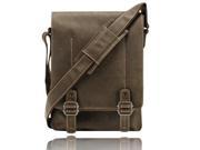 Visconti Nick Distressed Leather Flapover Messenger Bag Brown Cross body bag 16094 Oil Brown