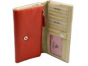 Visconti Persia CSM8 Ladies Large Soft Leather Checkbook Wallet Purse Bifol...