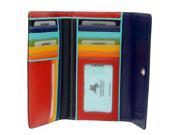Visconti SP20 Multi Colored Large Bifold Soft Leather Wallet