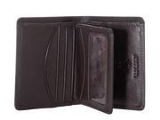 Visconti HT3 Mens Thin Soft Leather Small Bifold Wallet Brown [Apparel]