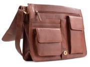 Visconti 753 Womens Large Leather Flap over Shoulder Crossbody Bag Messen...