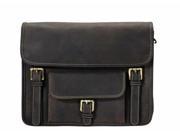 Visconti 16091 Distressed Oil Brown Leather Cross Body Messenger Bag Handbag