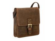 Visconti 18722 Modern Style Small Messenger Bag Made of Genuine Distressed Le...