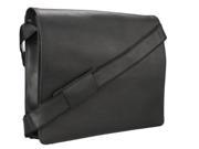 Visconti XL Messenger Bag A4 Plus Hunter Distressed Genuine Leather 16054 Black Cross Body Handbag