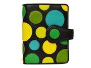 Visconti P3 Pluto Ladies Soft Leather Small Bifold Wallet Purse POLKA COLLE...