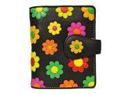 Visconti Sunshine DS 80 Womens Floral Multi Colored Bifold Wallet