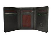 Visconti AG16 Pinehurst Mens Classic Style Trifold Wallet Black Multi AUGUS...
