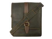 Visconti 16159 Zoltan Medium Messenger Bag in Oiled Leather Oil Brown