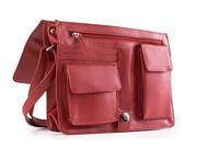 Visconti 753 Womens Large Leather Flap over Shoulder Crossbody Bag Messen...