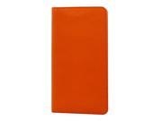 Visconti TC 7 Bifold Leather Checkbook Travel Wallet Orange