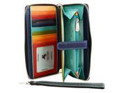 Visconti Spectrum SP40 Multi Colored Soft Leather Ladies Wallet Purse Clutch ...