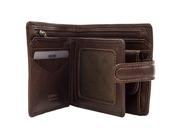 Visconti Tuscany 42 Secure RFID Blocking Genuine Leather Wallet Tan