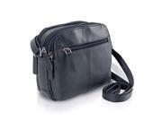 Visconti 18939 Womens Small Leather Shoulder Crossbody Bag Navy