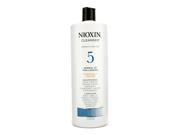Nioxin System 5 Cleanser For Medium to Coarse Hair Chemically Treated Normal to Thin Looking Hair 1000ml 33.8oz