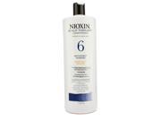Nioxin System 6 Scalp Therapy Conditioner For Medium to Coarse Hair Chemically Treated Noticeably Thinning Hair 1000ml 33.8oz