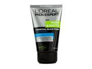 L Oreal Men Expert Pure Matte Icy Effect Charcoal Black Foam 100ml 3.4oz