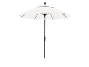 9 Feet Olefin Fabric Fiberglass Rib Crank Lift Collar Tilt Aluminum Market Umbrella with Black Pole