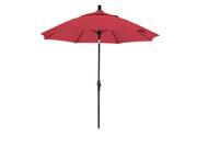 9 Feet Olefin Fabric Fiberglass Rib Crank Lift Collar Tilt Aluminum Market Umbrella with Black Pole