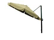 11 x 8 Rib Round Sunbrella 1A Fabric Cantilever Umbrella With Multi Position Tilt