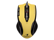 Tesoro Shrike H2L V2 8200 DPI 8 Programmable Onboard Memory Key Adjustable Weight Yellow Laser Gaming Mouse TS H2L YL
