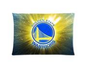 personalized Home Bedding Pillowcase NBA Golden State Warriors Club Team Logo One Side Rectangle Pillowcases Standard Size 20x30 3