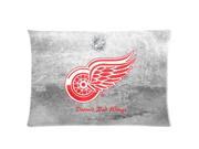 Cute Design Standard Size 20x30 Two Side Print NHL Detroit Red Wings Club Team Logo Pillowcases Protector gift for kids 6