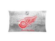 Stylish Design NHL Detroit Red Wings Club Team Logo personalized pillowcase hotsale for Children 20x36 Two sides 3
