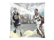 Soft Cotton Home Bedding Pillowcase Cushion Covers Standard one Side 18x18 Print NBA Golden State Warriors Famous Player Stephen Curry Photos 5