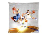 Wholesale Soft Cotton Pillowcase Print NBA Golden State Warriors Famous Player Stephen Curry Decorative Cushion Covers 2 Sides 18 X 18 2