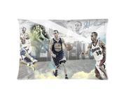 personalized Home Bedding Pillowcase NBA Golden State Warriors Famous Player Stephen Curry One Side Rectangle Pillowcases Standard Size 20x30 1