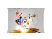 personalized Home Bedding Pillowcase NBA Golden State Warriors Famous Player Stephen Curry One Side Rectangle Pillowcases Standard Size 20x30 2