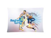 personalized Home Bedding Pillowcase NBA Golden State Warriors Famous Player Stephen Curry One Side Rectangle Pillowcases Standard Size 20x30 4