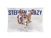 personalized Home Bedding Pillowcase NBA Golden State Warriors Famous Player Stephen Curry One Side Rectangle Pillowcases Standard Size 20x30 5