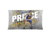 DIY Print NBA Golden State Warriors Famous Player Stephen Curry Hotsales Cartoon Pillowcases Covers Standard Size 20 x36 One Side 2