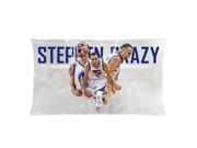 DIY Print NBA Golden State Warriors Famous Player Stephen Curry Hotsales Cartoon Pillowcases Covers Standard Size 20 x36 One Side 5
