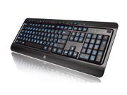 Azio Large Print Tri Color Backlit Wired Keyboard KB505U