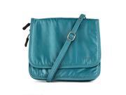 Travelon Safe ID Expandable Cross Body Bag with RFID Blocking Teal