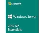 Microsoft Windows Server 2012 R.2 Essentials 64 bit 25 User 1 Server 2 CPU