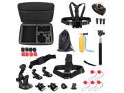 Camera accessories kits Evoplus Basic 28 in 1 Accessories combo bundle Kits for Gopro Hero4 Black Silver Hero HD3 3 2 1 SJ4000 SJ5000 waterproof underwater ac