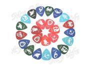 Acoustic Electric Guitar Picks Plectrums 24 Piece Pack